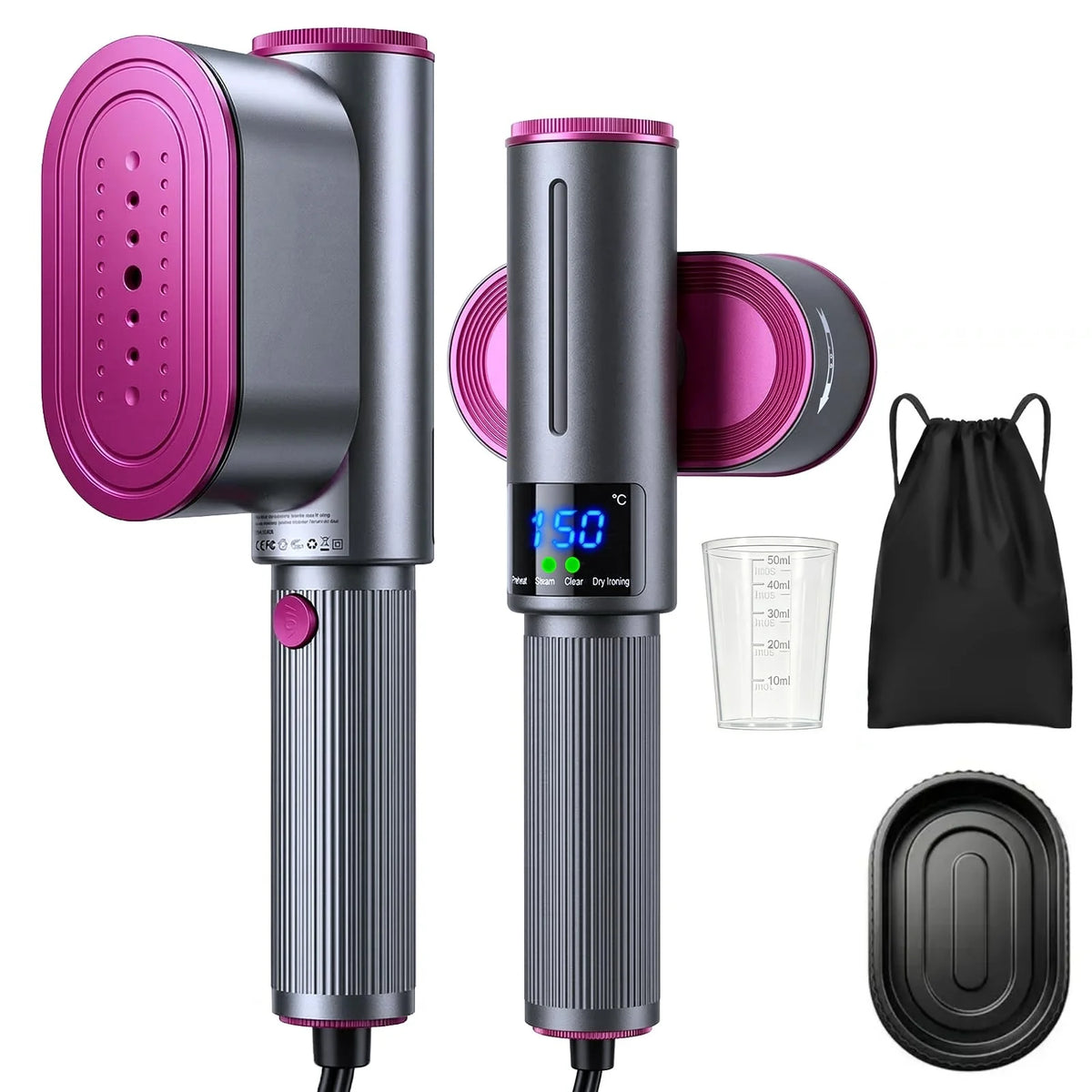 Vaporizador de ropa portátil para viaje